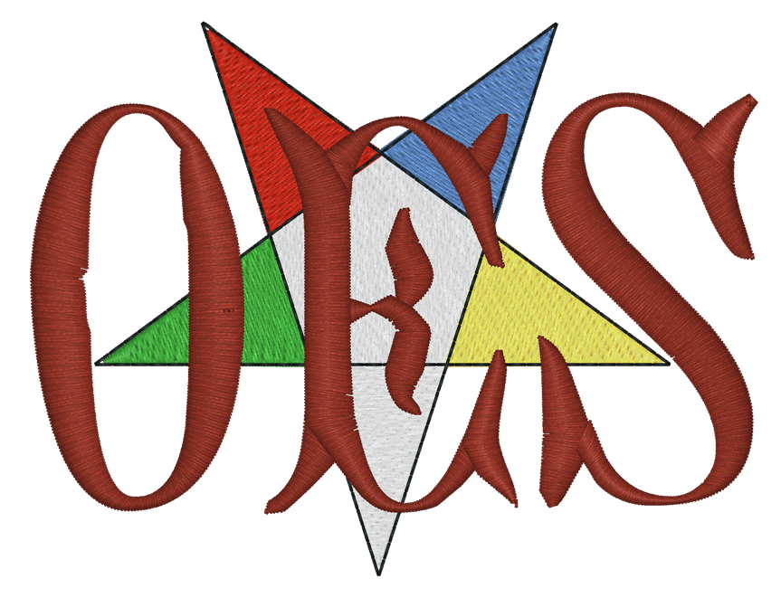 (image for) OES Eastern Star Embroidery 1061