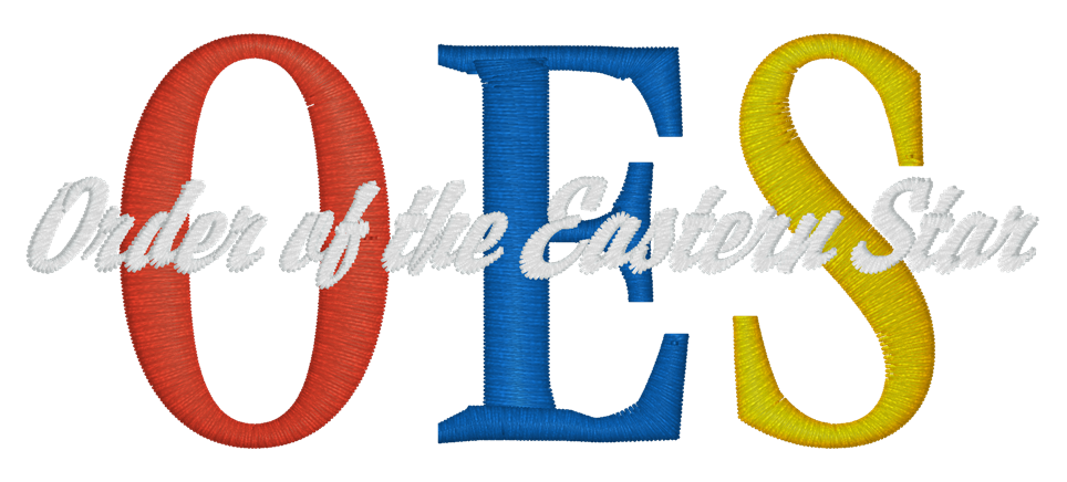 (image for) OES Eastern Star Embroidery 1063