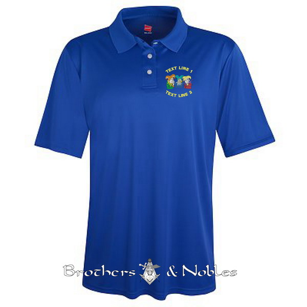 (image for) ROJ Royal Order of Jesters Moisture Wicking Polo