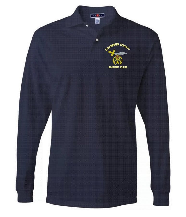 (image for) Columbus County Shrine Club L/S Polo