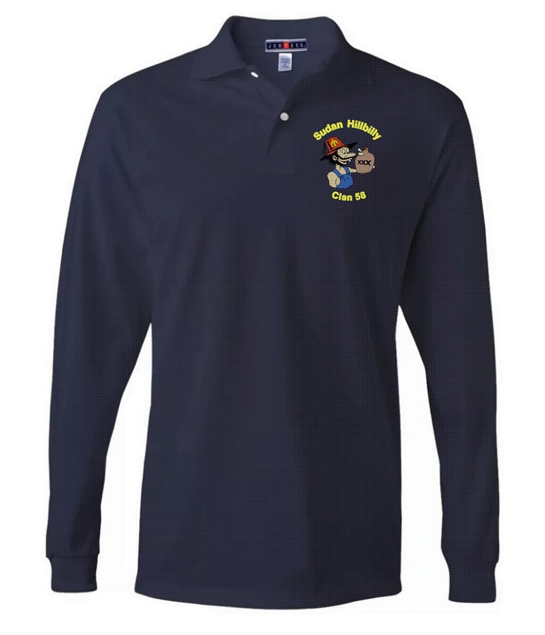 (image for) Sudan Hillbilly Clan 58 L/S Polo